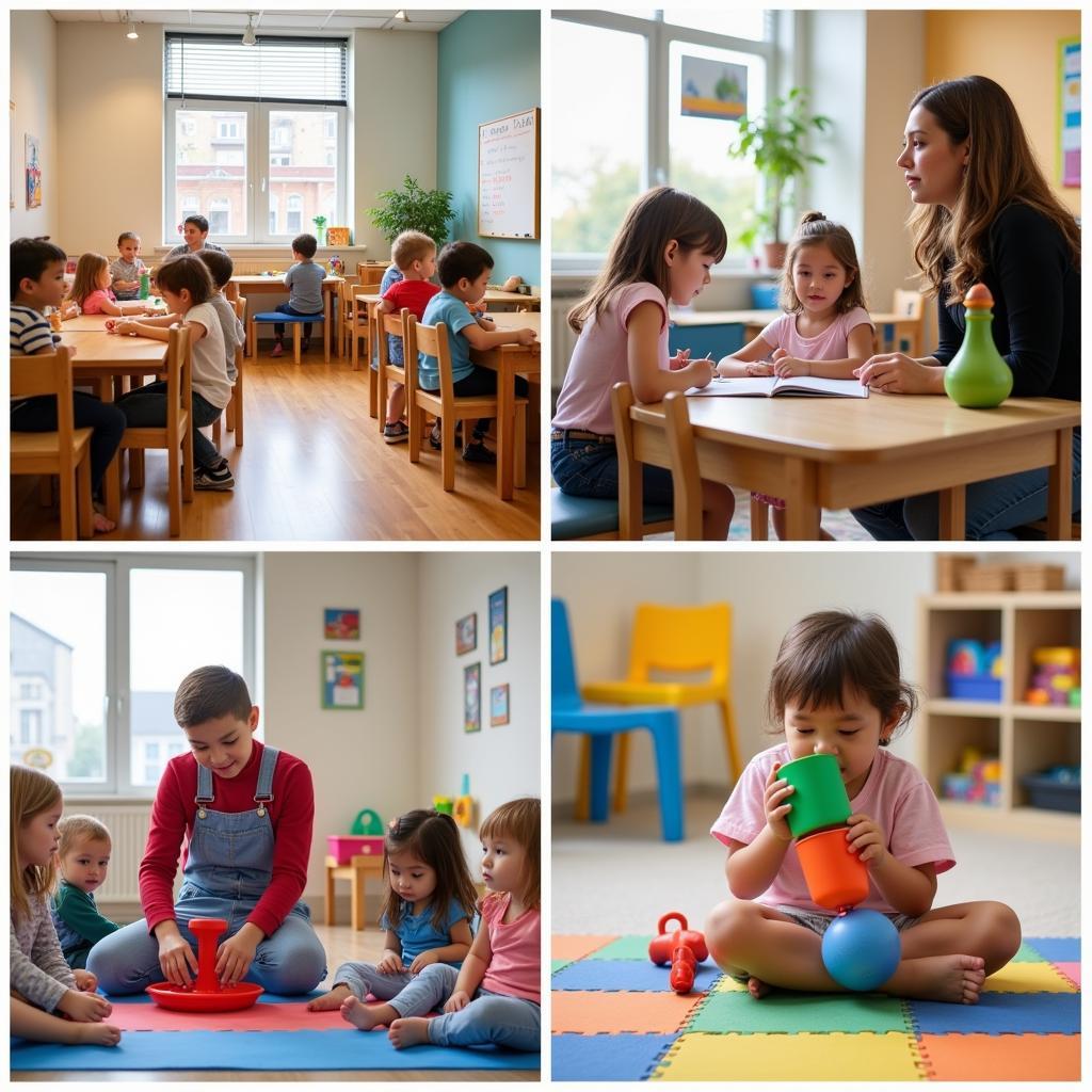 Various Child Care Settings