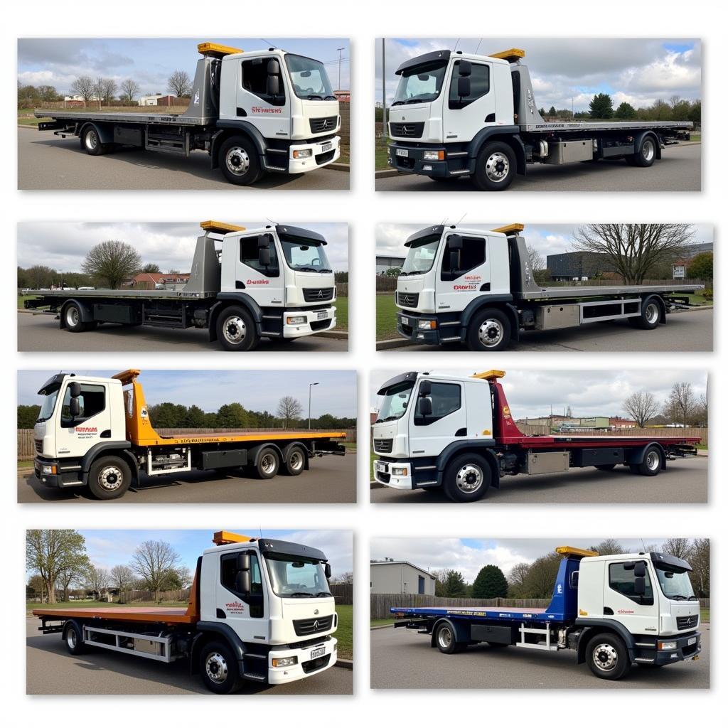 Different Types of Car Recovery Trucks in Wolverhampton