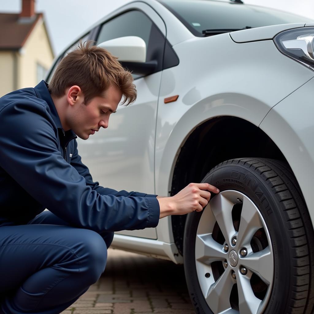 DIY car checks between services in Taunton