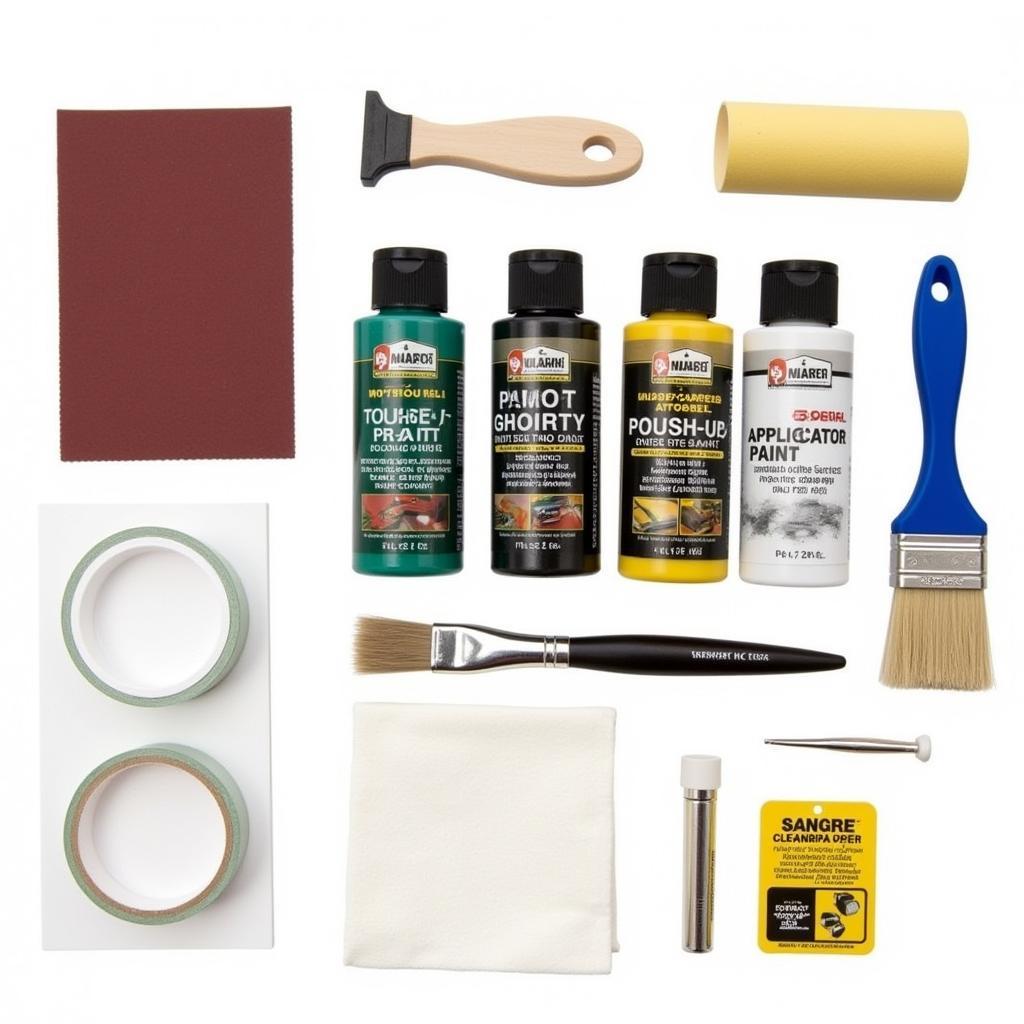 DIY Car Paint Touch Up Kit and Tools