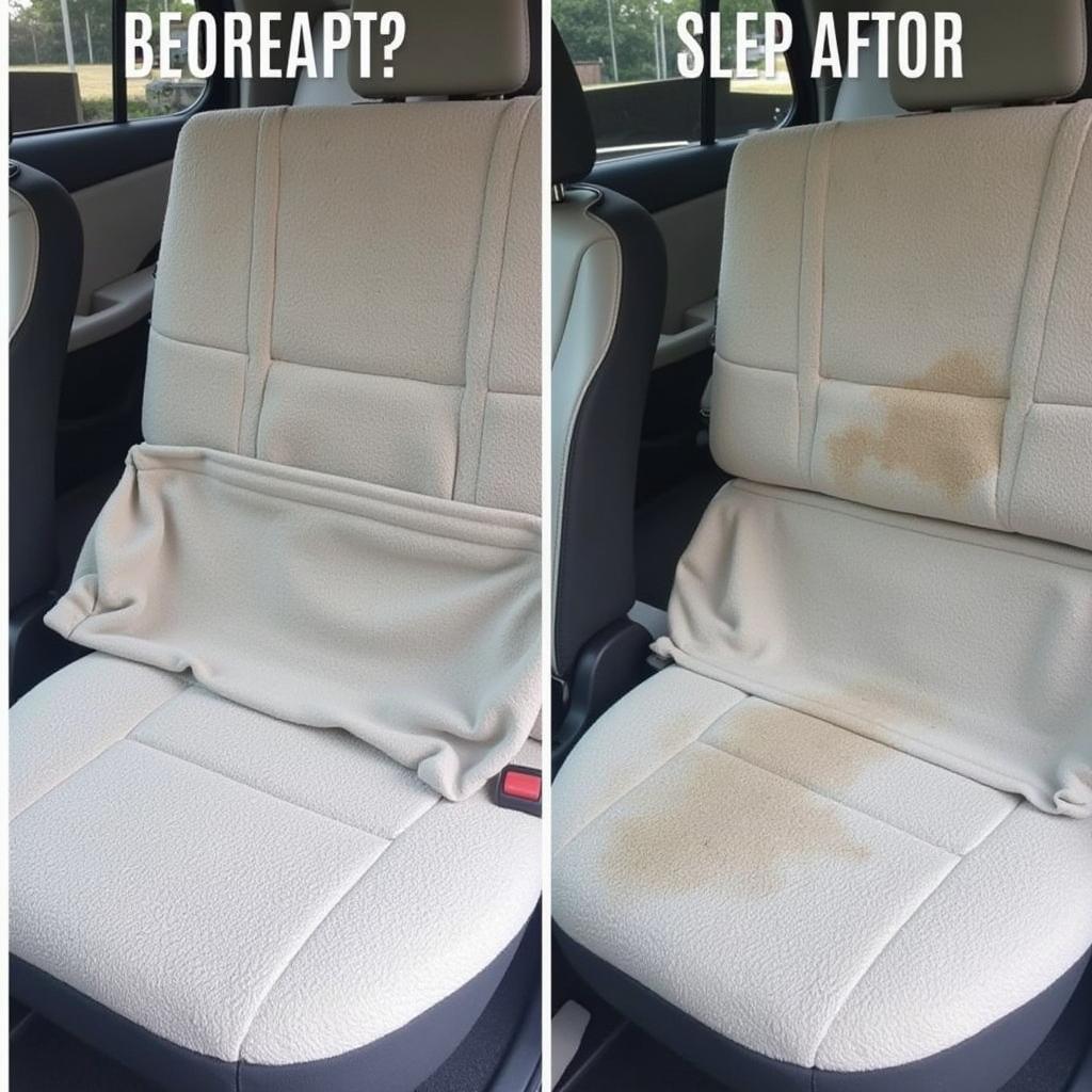 DIY vs. Professional Car Seat Cleaning Comparison