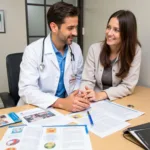 Doctor Discussing Payment Options with Patient