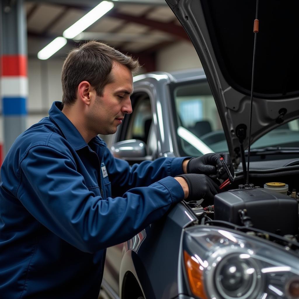 Doncaster Car Mechanic Working