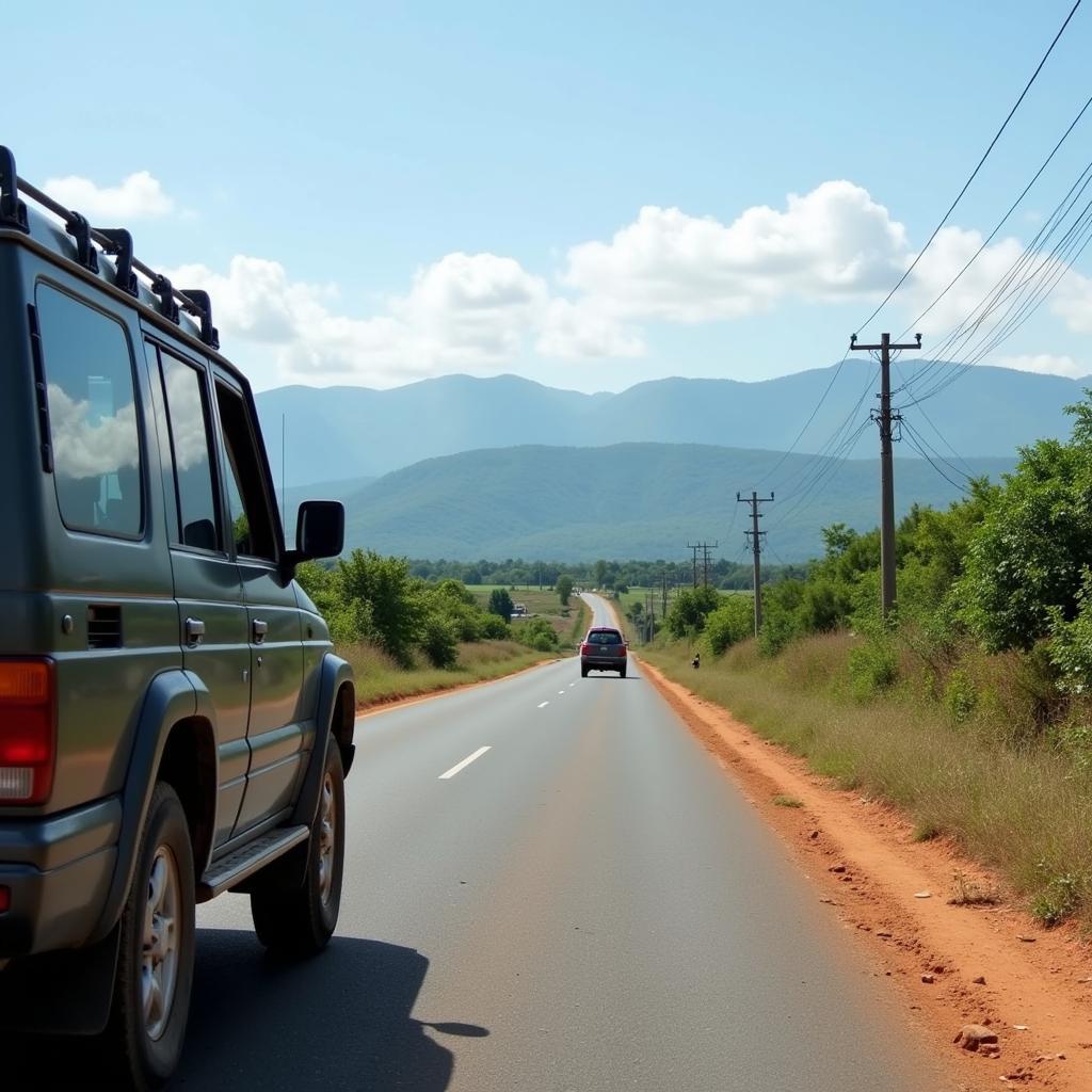 Driving on Myanmar Roads