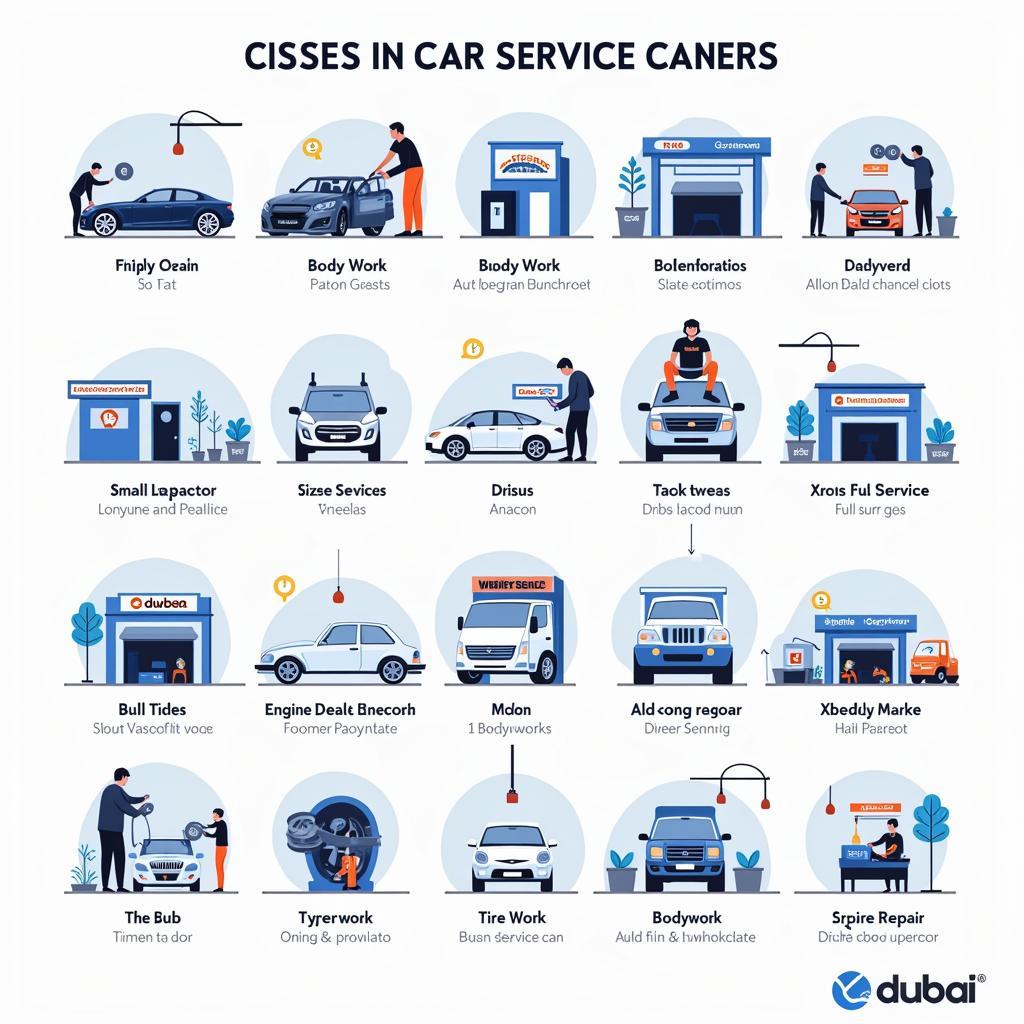 Variety of Car Service Centers in Dubai