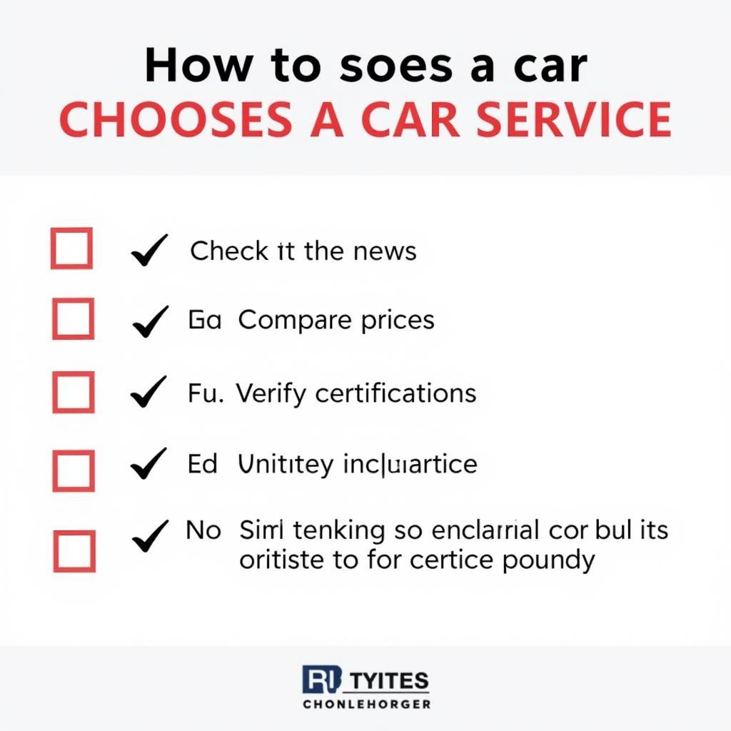 Car Service Checklist in Eastbourne