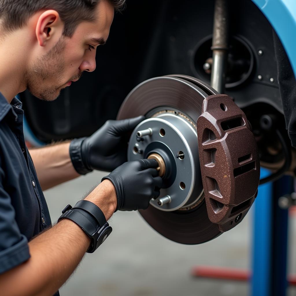 Electric Car Service: Brake Inspection