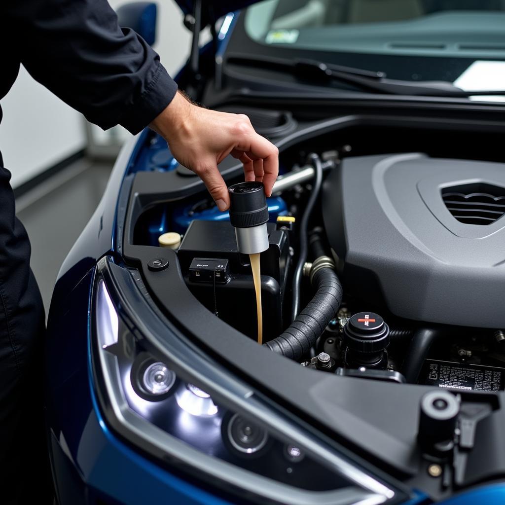 Electric Vehicle Cooling System Inspection