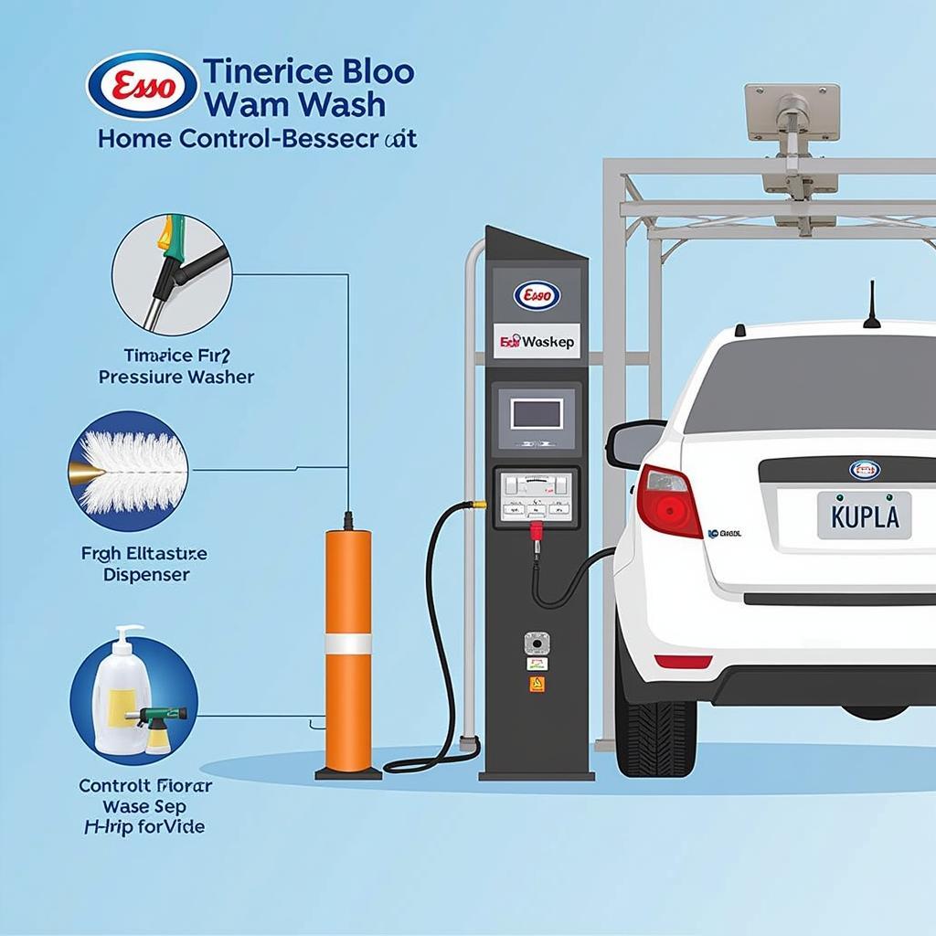 Esso Self-Service Car Wash Equipment