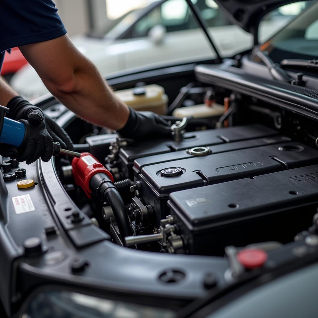 EV Battery Cooling System Inspection