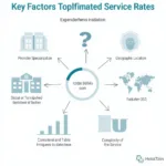 Factors influencing expanded service rate calculation