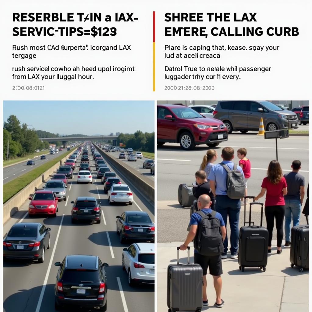 Factors influencing car service costs from LAX to Pasadena, like time of day, traffic, and luggage.