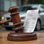 Fake Car Service Receipt Legal Risks