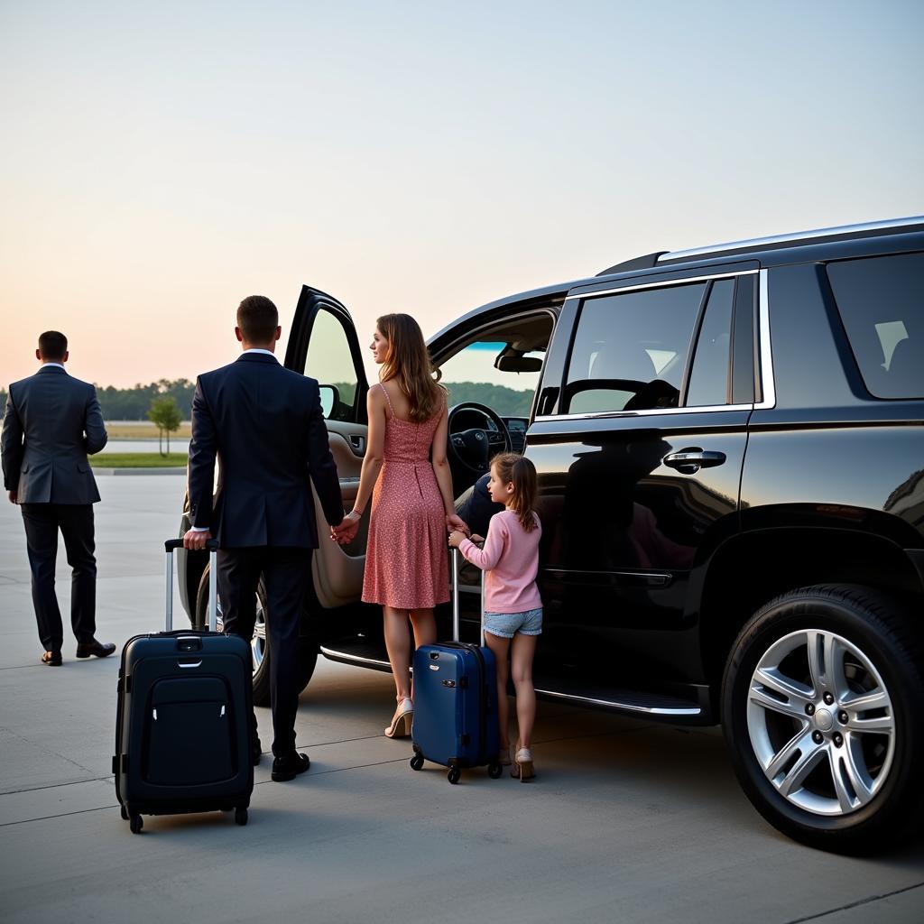 Family Arriving BHM Airport Car Service