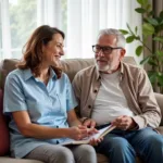 Family Caregiver and Senior at Home