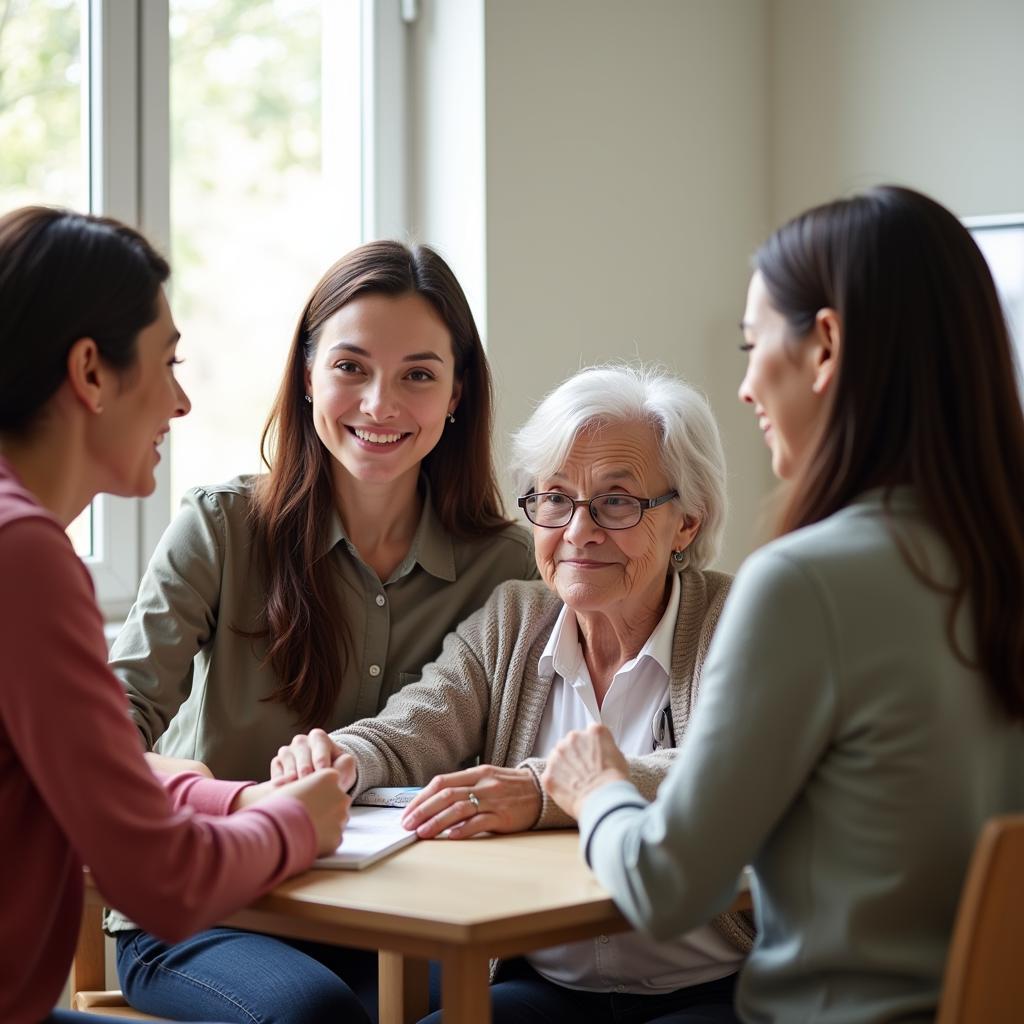 Family Counseling Session for Dementia Support