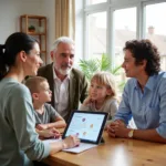 Family Discussing Home Care Options