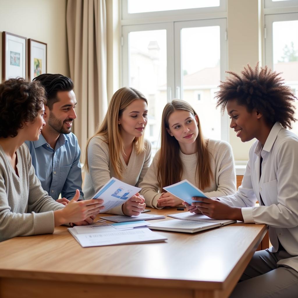 Family Discussing Home Health Care Options