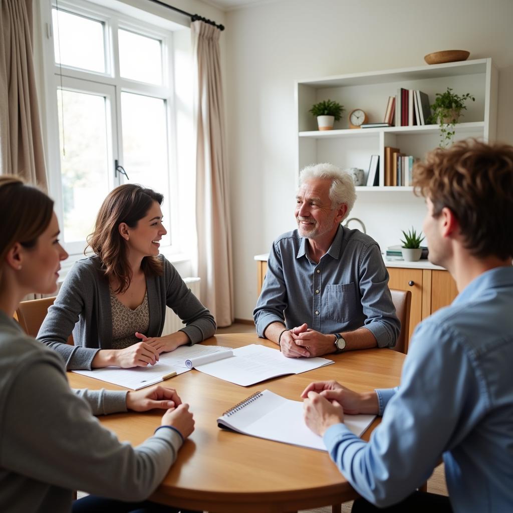 Family Meeting with a Geriatric Care Manager