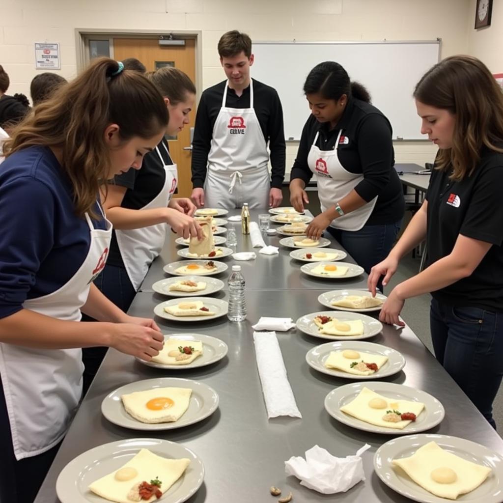 FCCLA Culinary Competition in Action