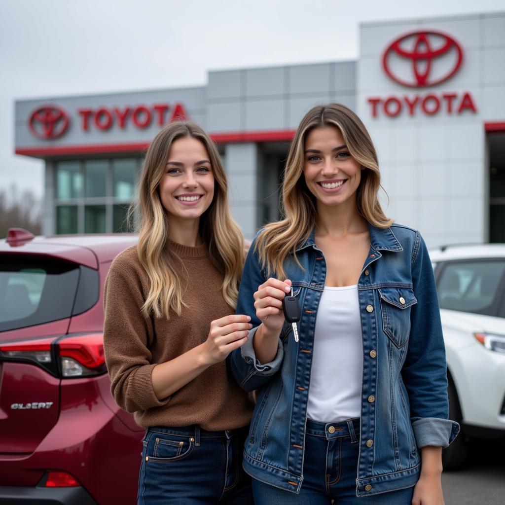 Finalizing the Purchase of a Toyota Lease Return Vehicle