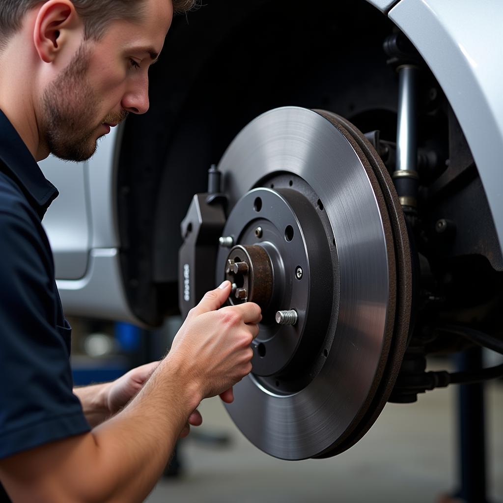 First Car Service Brake Inspection