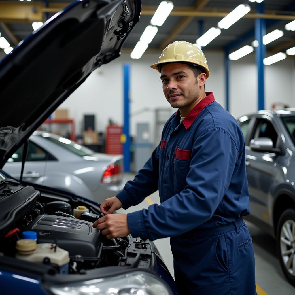 Experienced Mechanic Performing Car Service in Florida