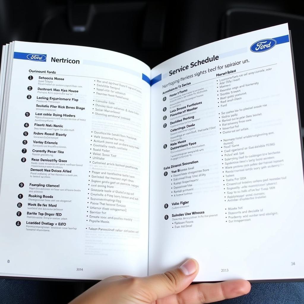 Ford Owner's Manual Service Section