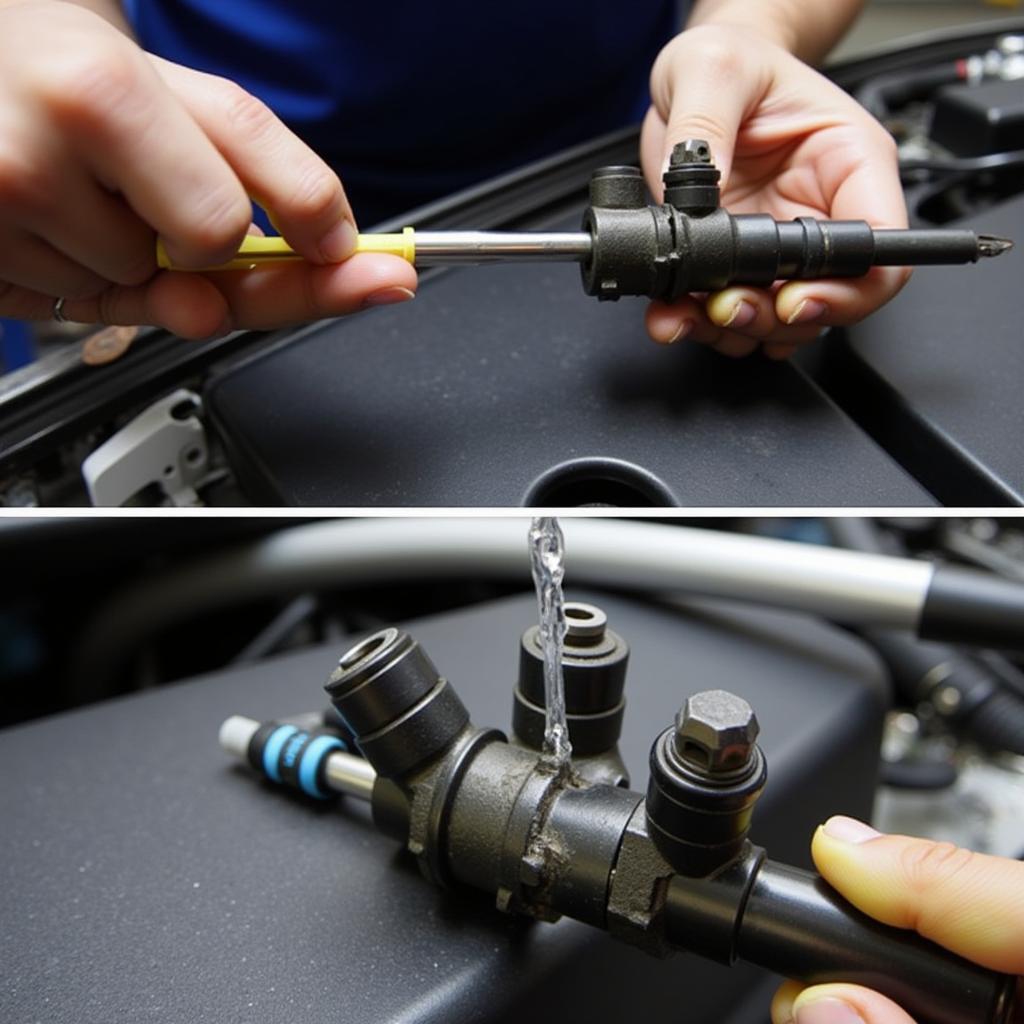 Fuel Injector Cleaning Process