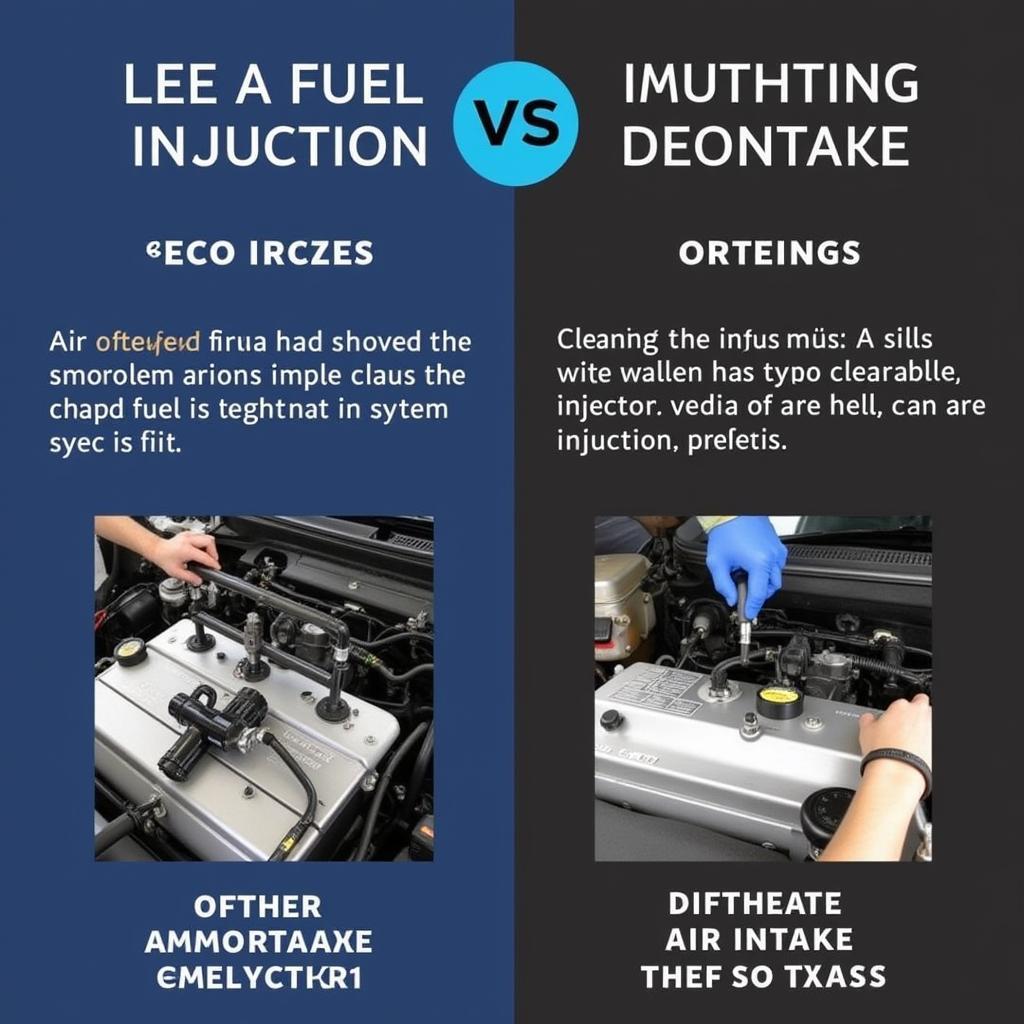 Fuel vs Air Induction Service