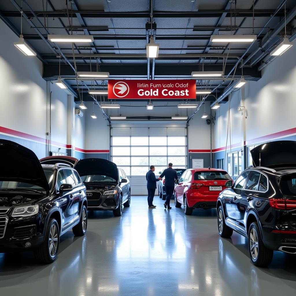 Modern Car Service Center on the Gold Coast