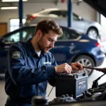 Goodyear Tire Service Center Battery Installation