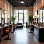 Modern Hair Salon Interior