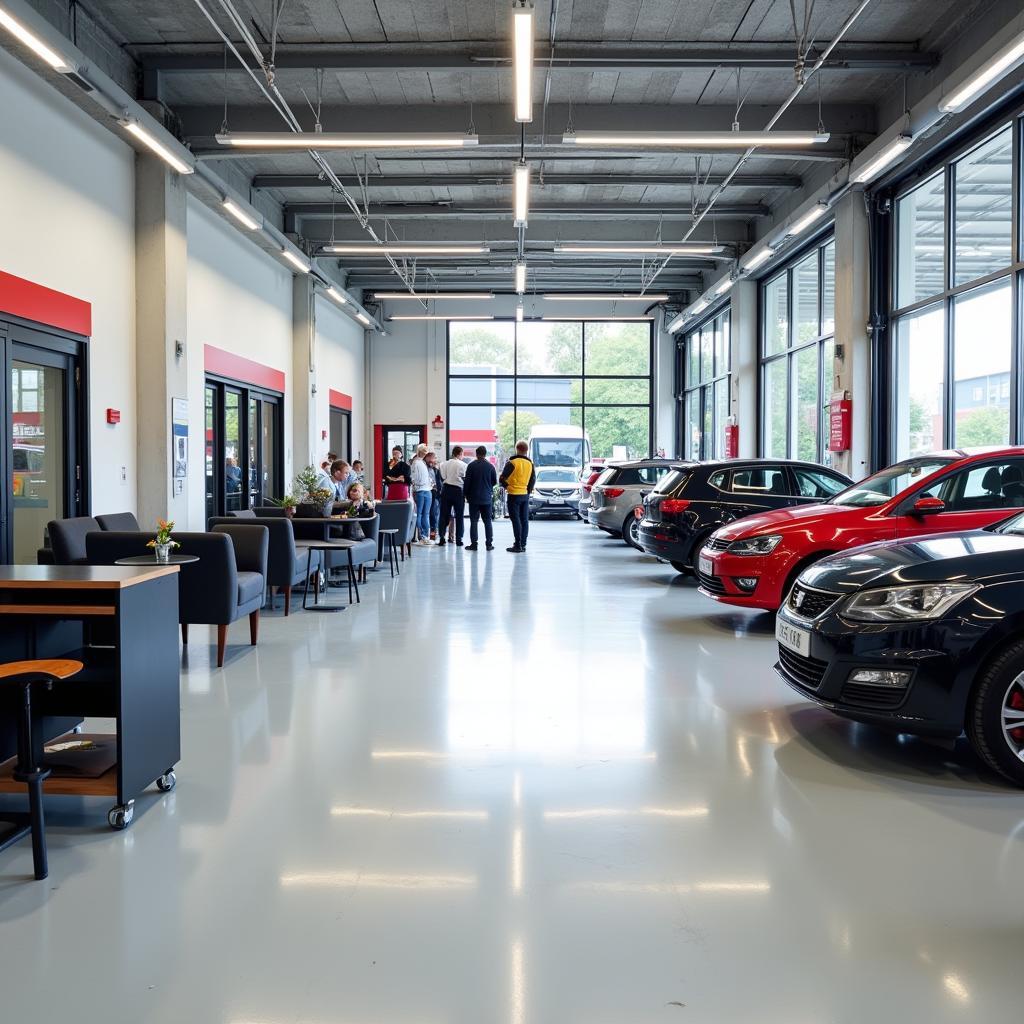 Halfords Autocentre Interior