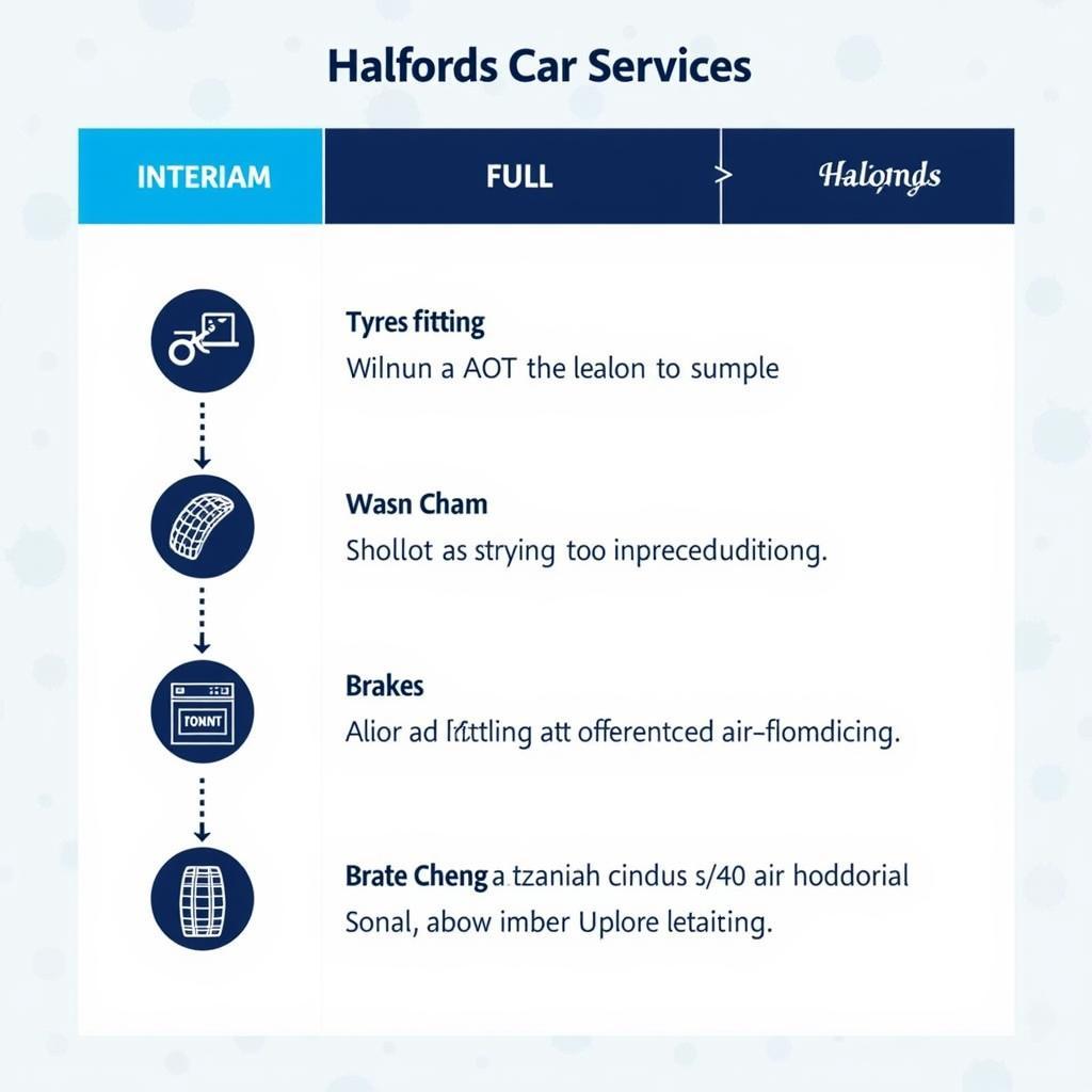 Halfords Car Service Options Overview