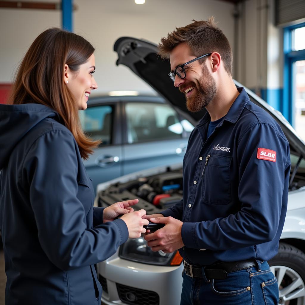 Heathfield Ayr Car Service Customer Interaction