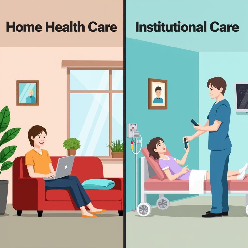 Home Health Care vs. Institutional Care