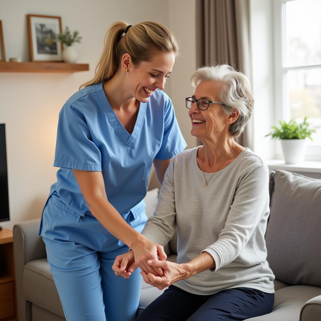 Home Healthcare Services for a Senior Woman