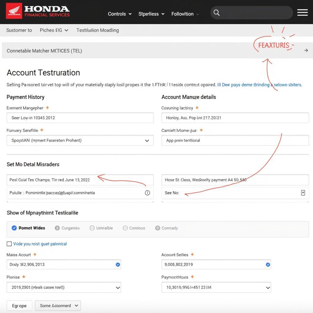 Managing your Honda Financial Services account online