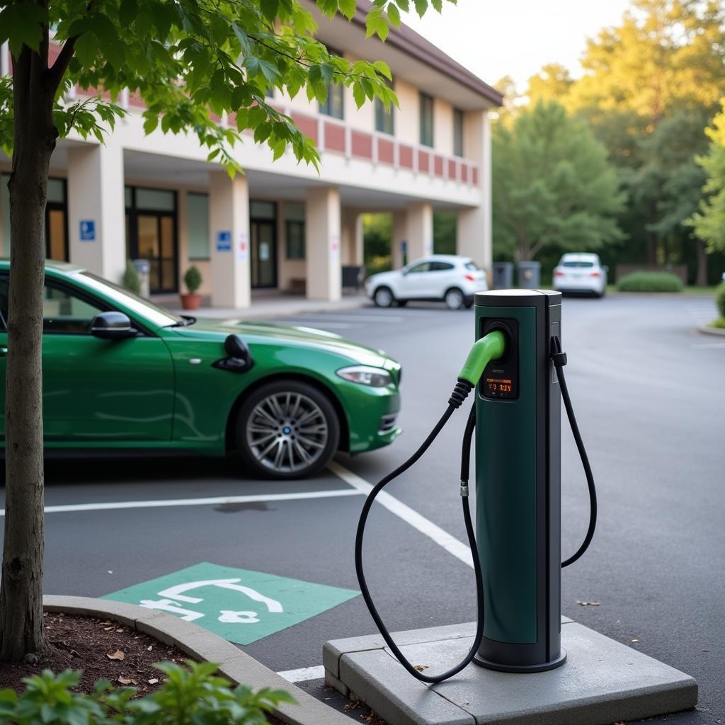 Hotel Electric Vehicle Charging Station