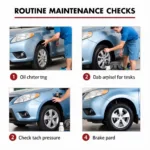 Routine maintenance tasks for a hybrid car