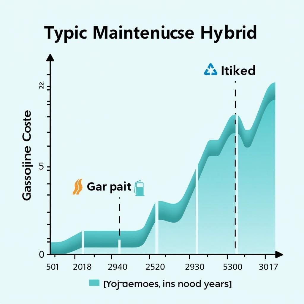 Comparing maintenance costs of a hybrid car and a gasoline car