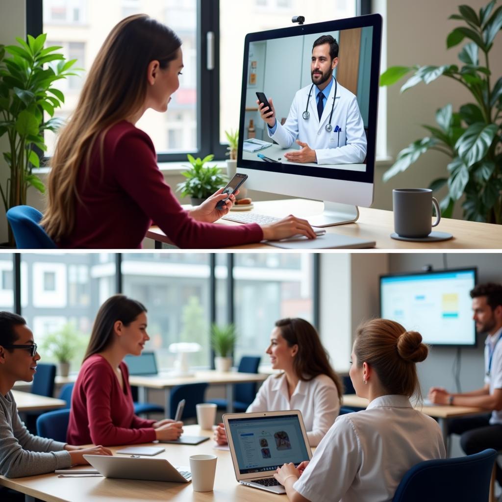 Improving Fair Access to Healthcare: Telehealth and Community Centers