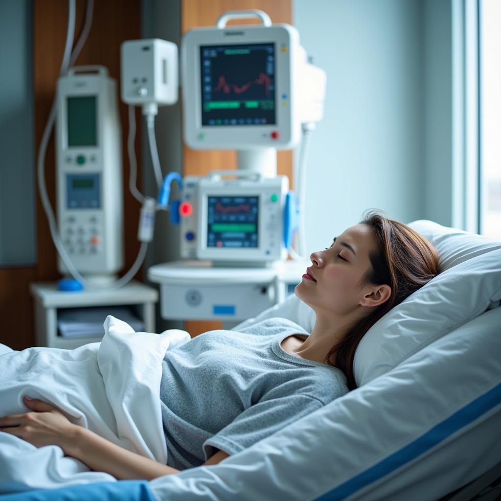 Benefits of receiving in-patient care in a hospital