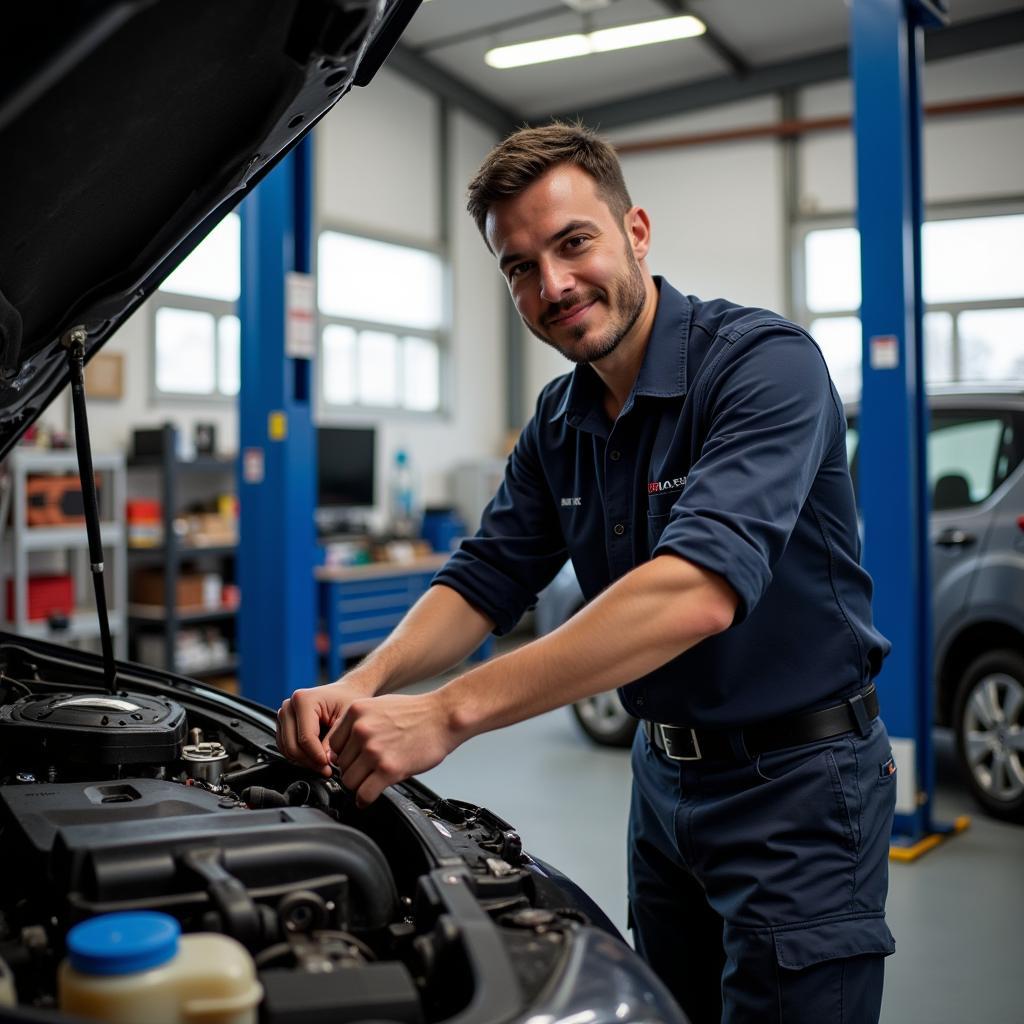 Independent Car Repair Shop Mechanic