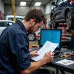 Independent Garage Maintaining Service Records