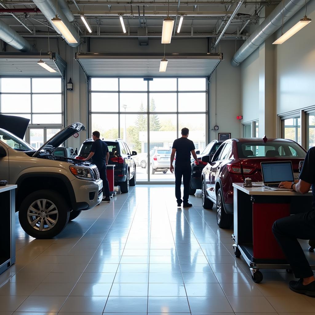 Indian Wells Car Service Center Interior