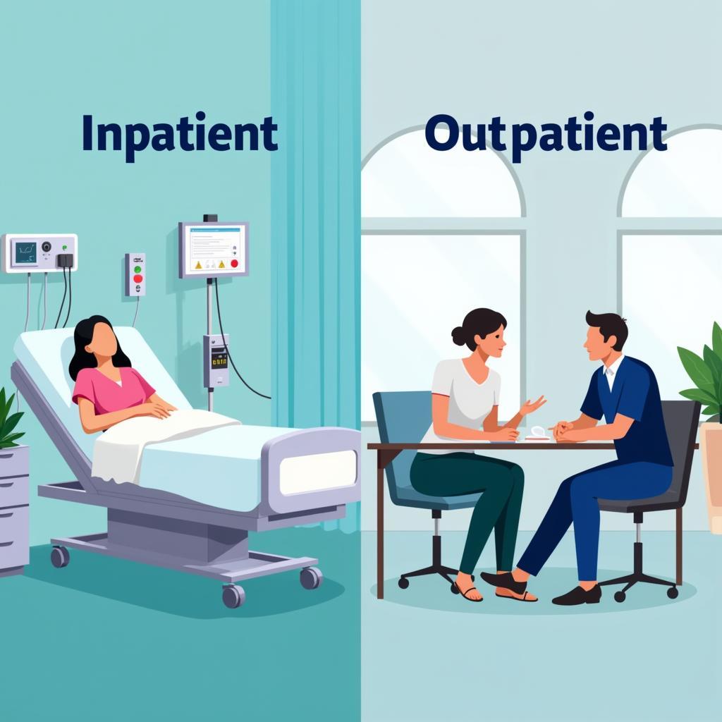 Comparing Inpatient and Outpatient Care