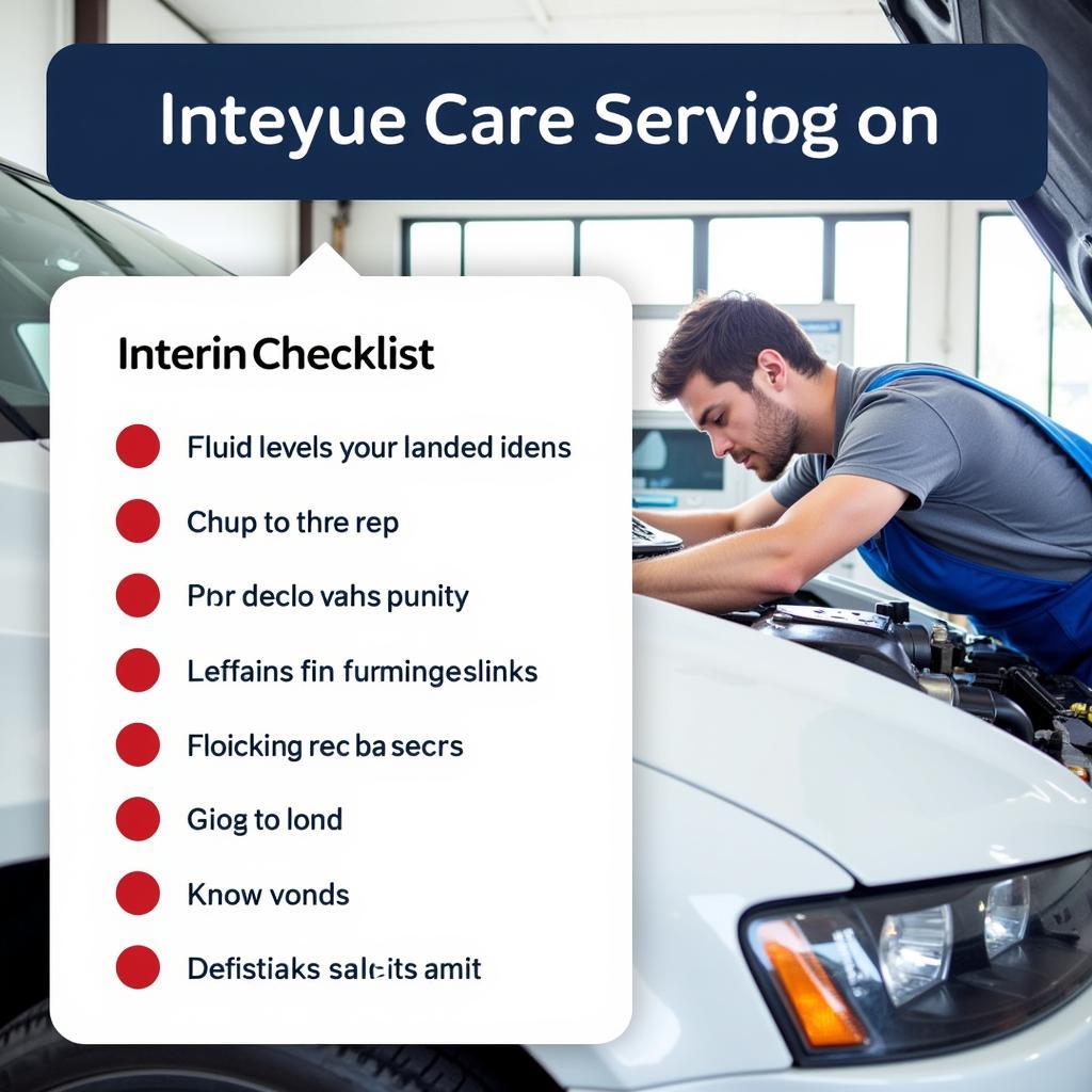 Interim Car Service Checklist