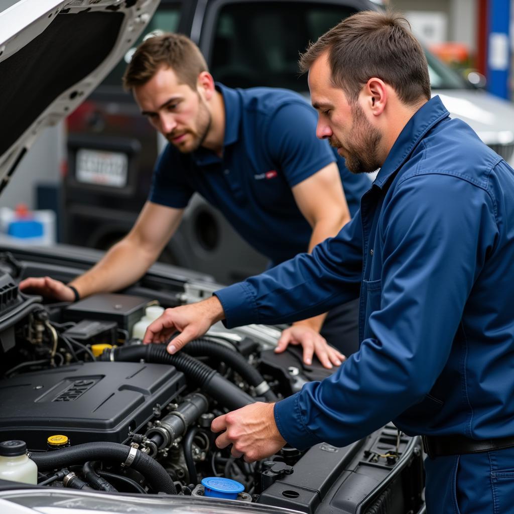 Interim Car Service in Progress